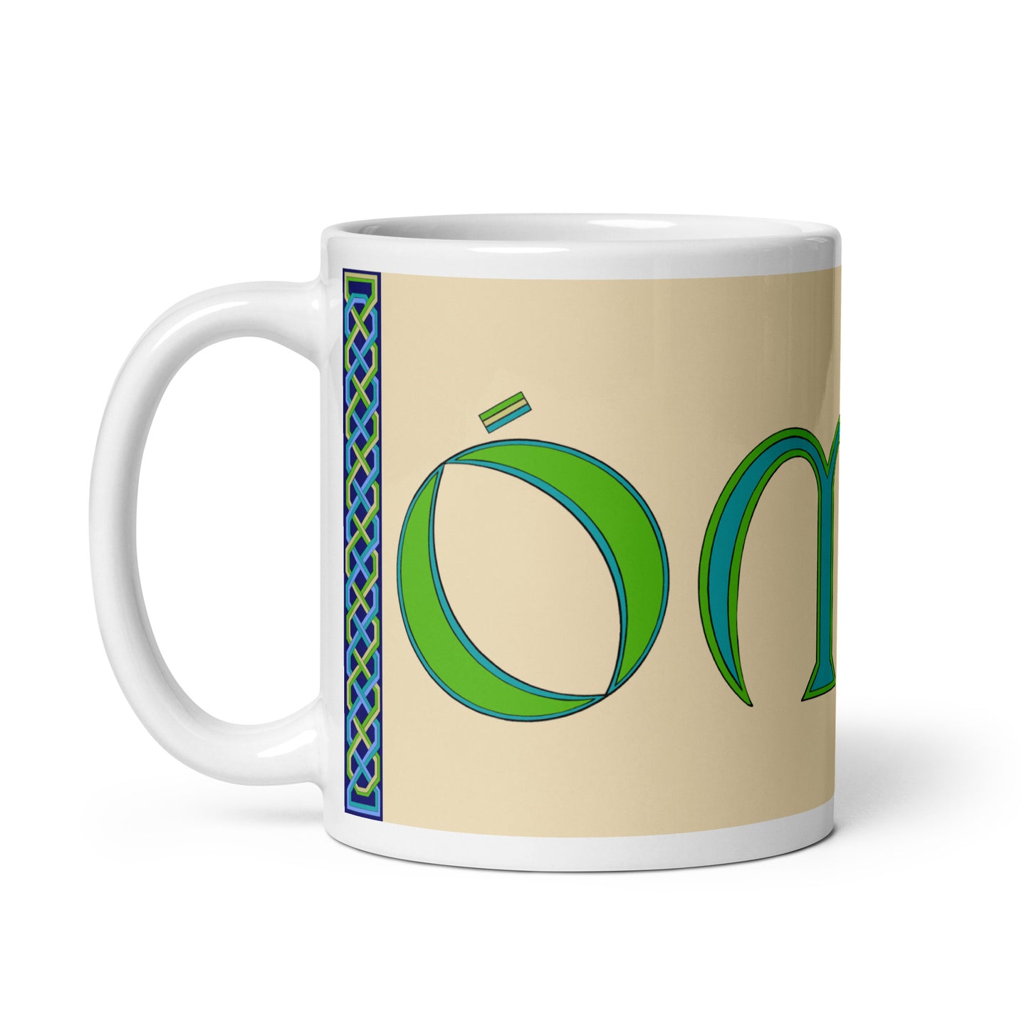 Ó Murchú (Murphy) - Personalized white glossy mug with Irish surname Ó Murchú (Free Shipping)