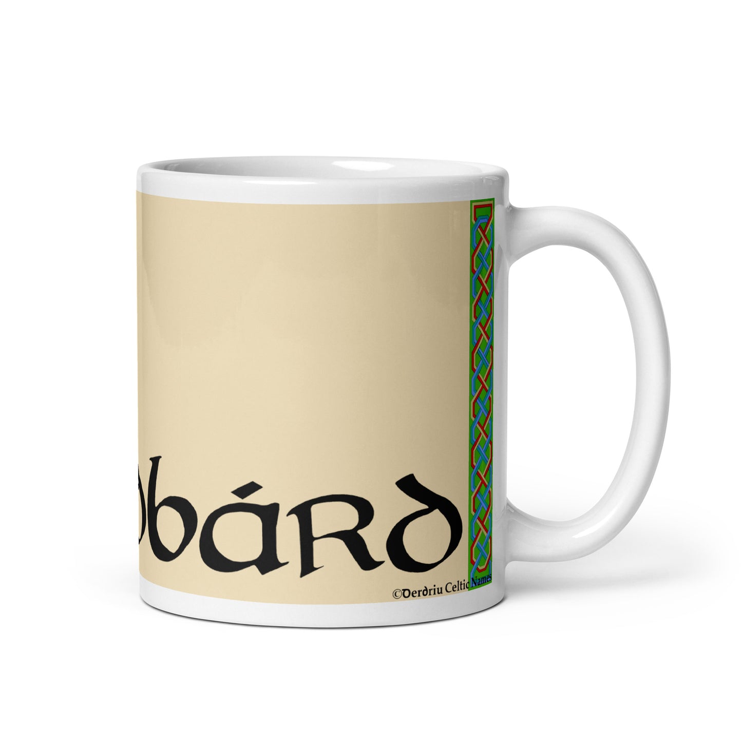 Éadbárd (Edward) - Personalized white glossy mug with Irish name Éadbárd (Free Shipping)