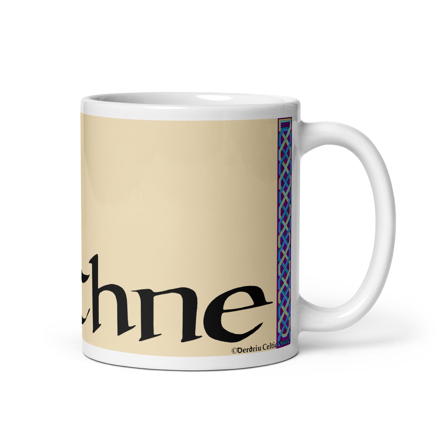 Eithne (Enya) - Personalized white glossy mug with Irish name Eithne (Free Shipping)