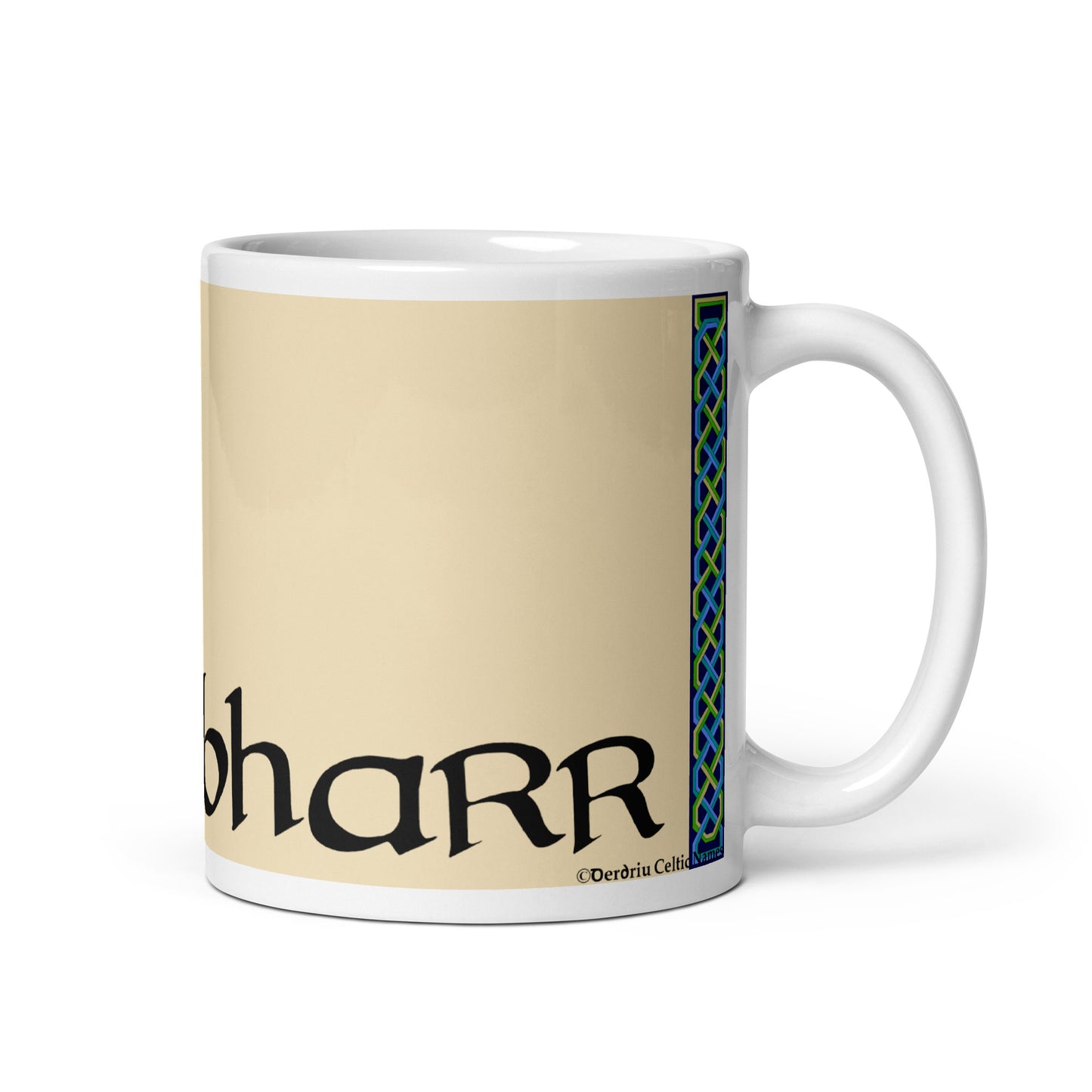 Fionnbharr (Finbar) - Personalized white glossy mug with Irish name Fionnbharr (Free Shipping)