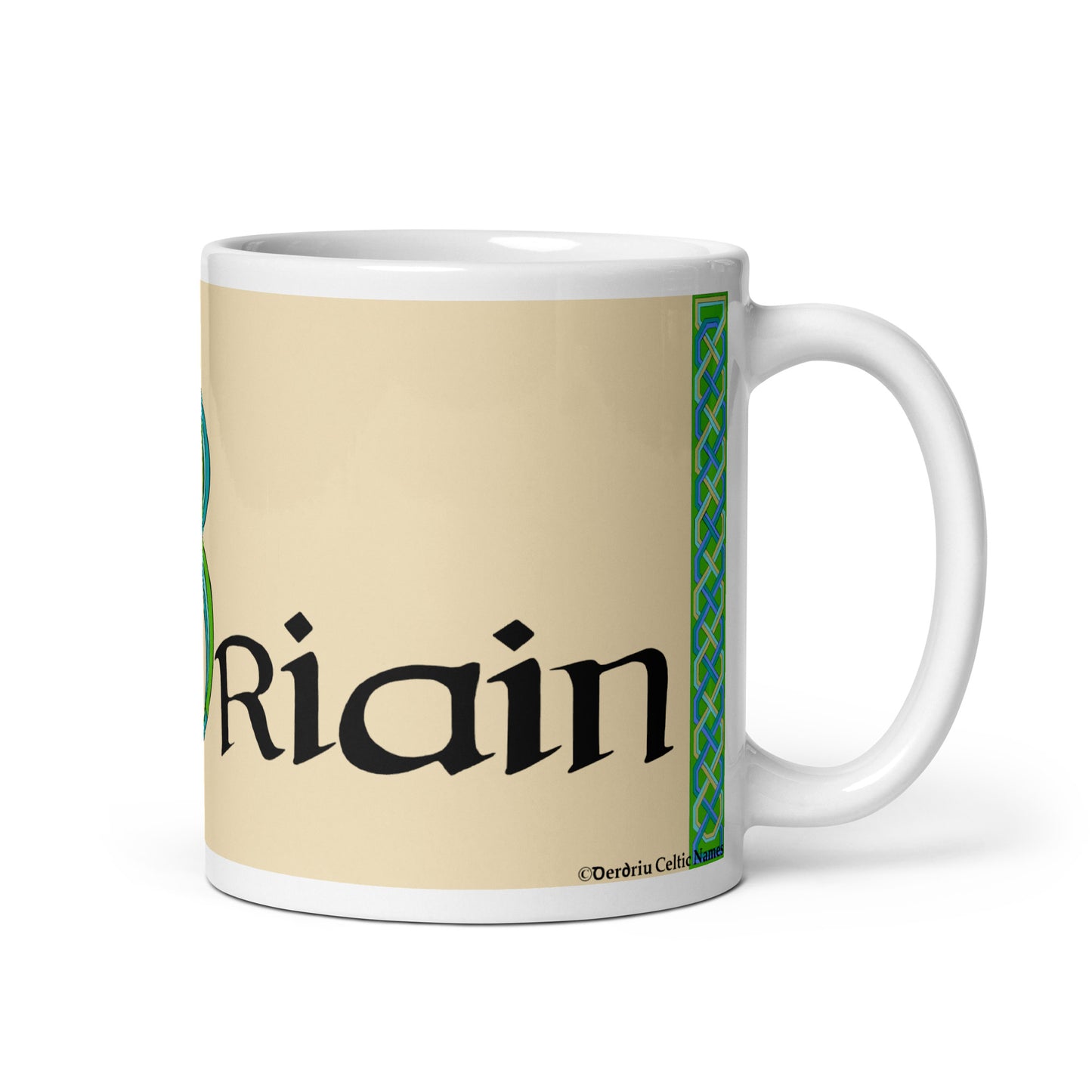 Ó Briain (O'Brien) - Personalized white glossy mug with Irish surname Ó Briain (Free Shipping)