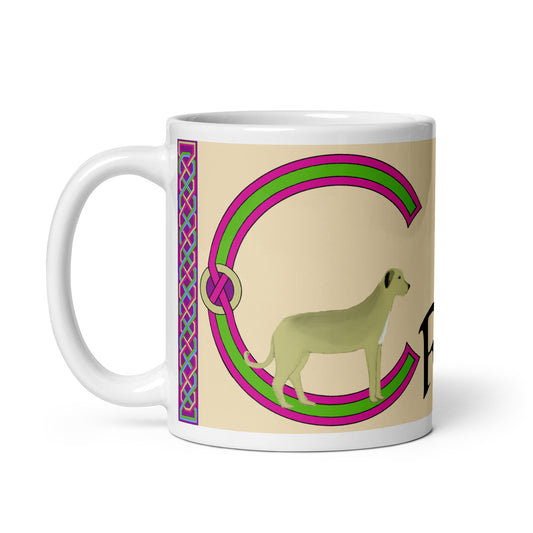 Croía (Cerys) - Personalized white glossy mug with Irish name Croía (Free Shipping)