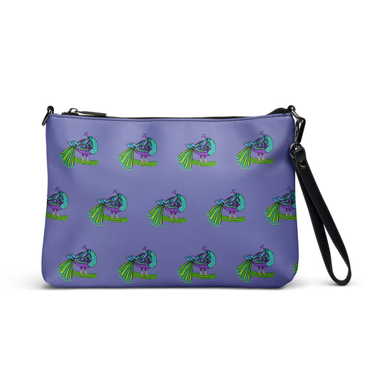 Peacock Pattern Crossbody Bag (Chetwode Blue)