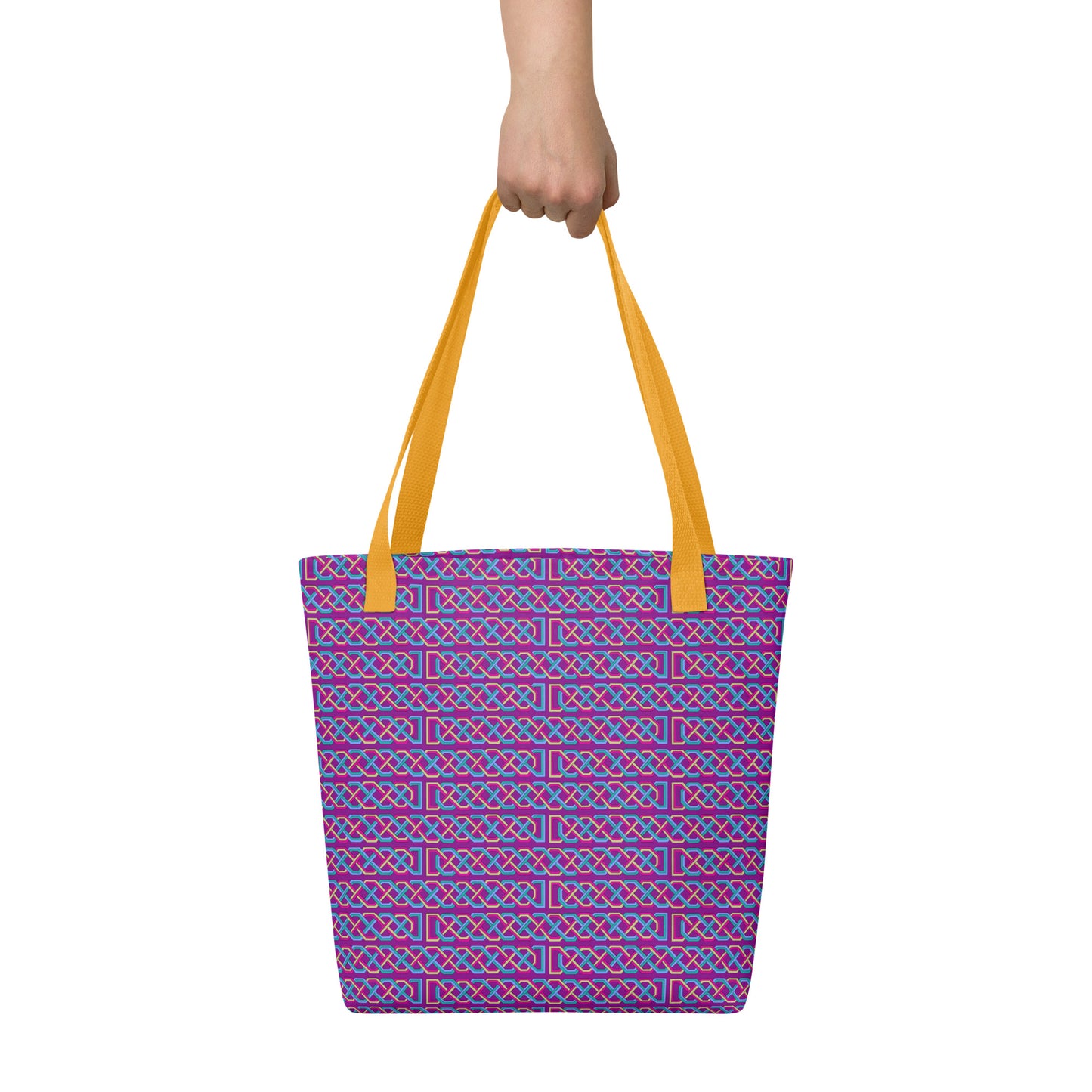 Celtic Knotwork Tote Bag (Pink-Purple)