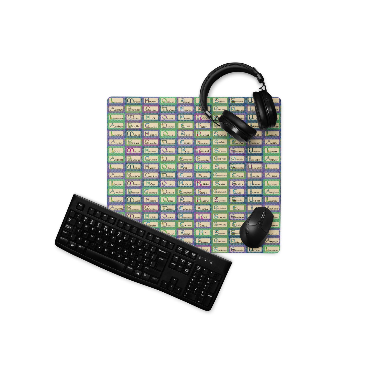 Irish Names Gaming Mouse Pad