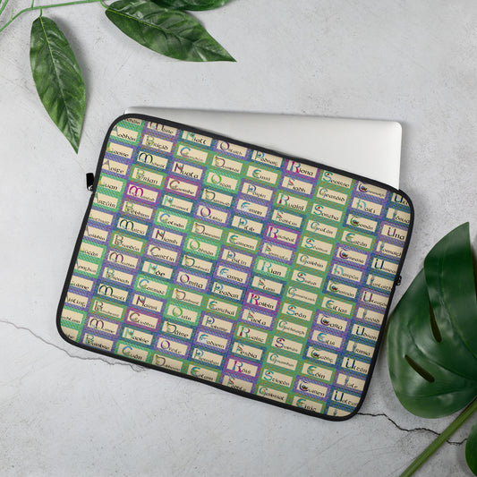 Irish Names Laptop Sleeve