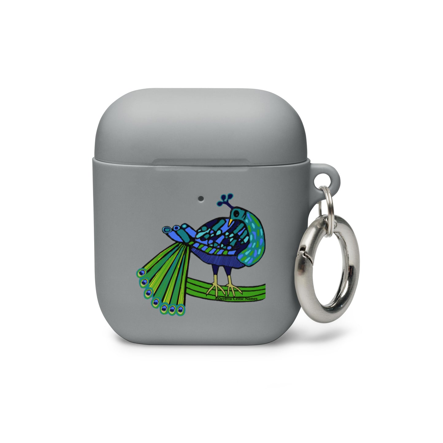 Peacock Design Rubber Case for AirPods®