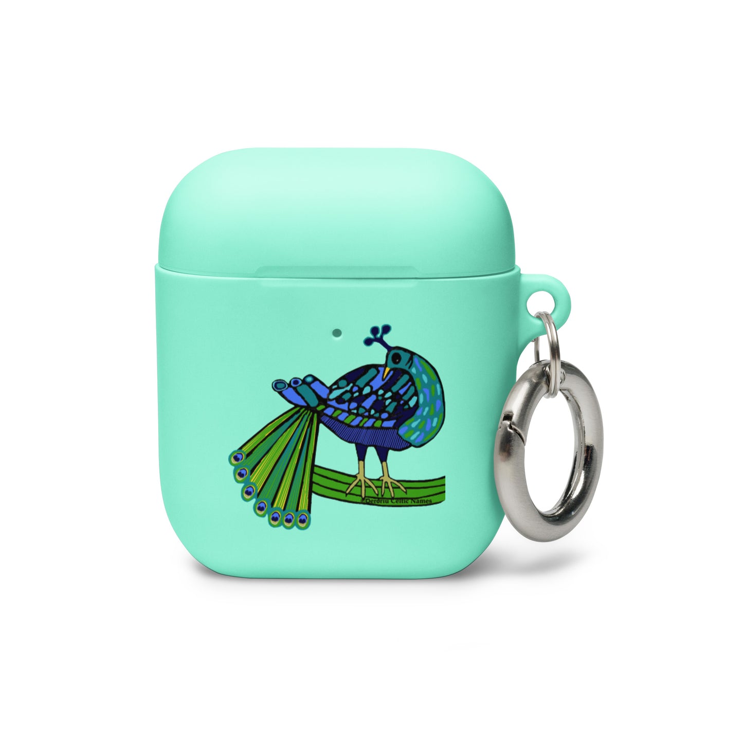 Peacock Design Rubber Case for AirPods®