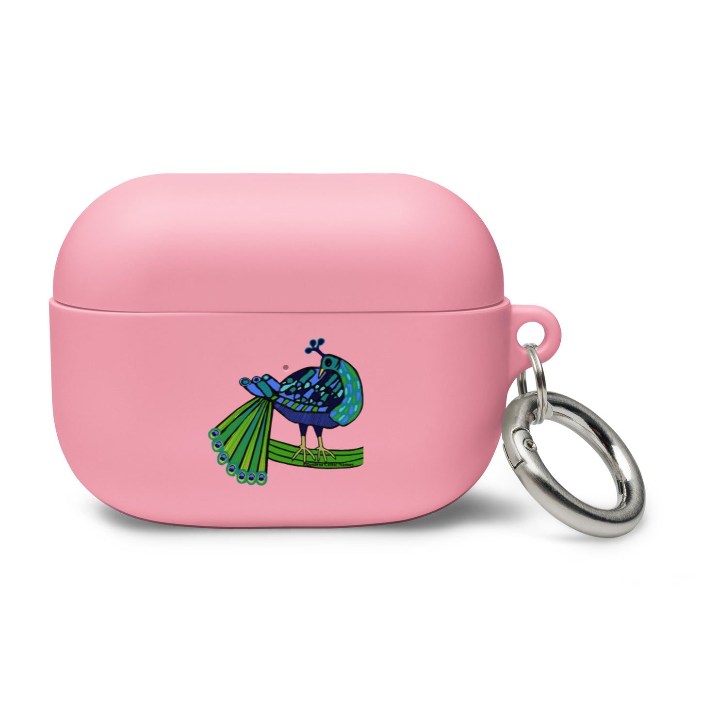 Peacock Design Rubber Case for AirPods®