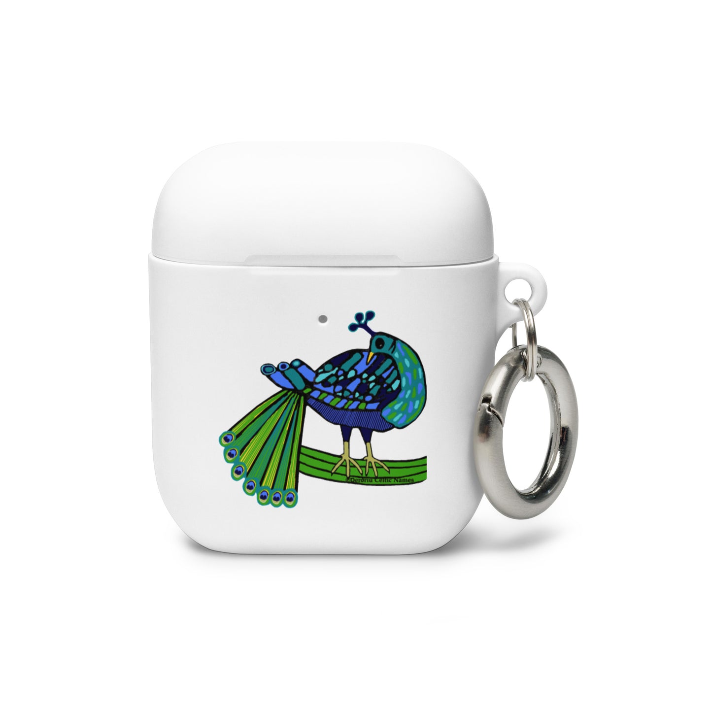 Peacock Design Rubber Case for AirPods®