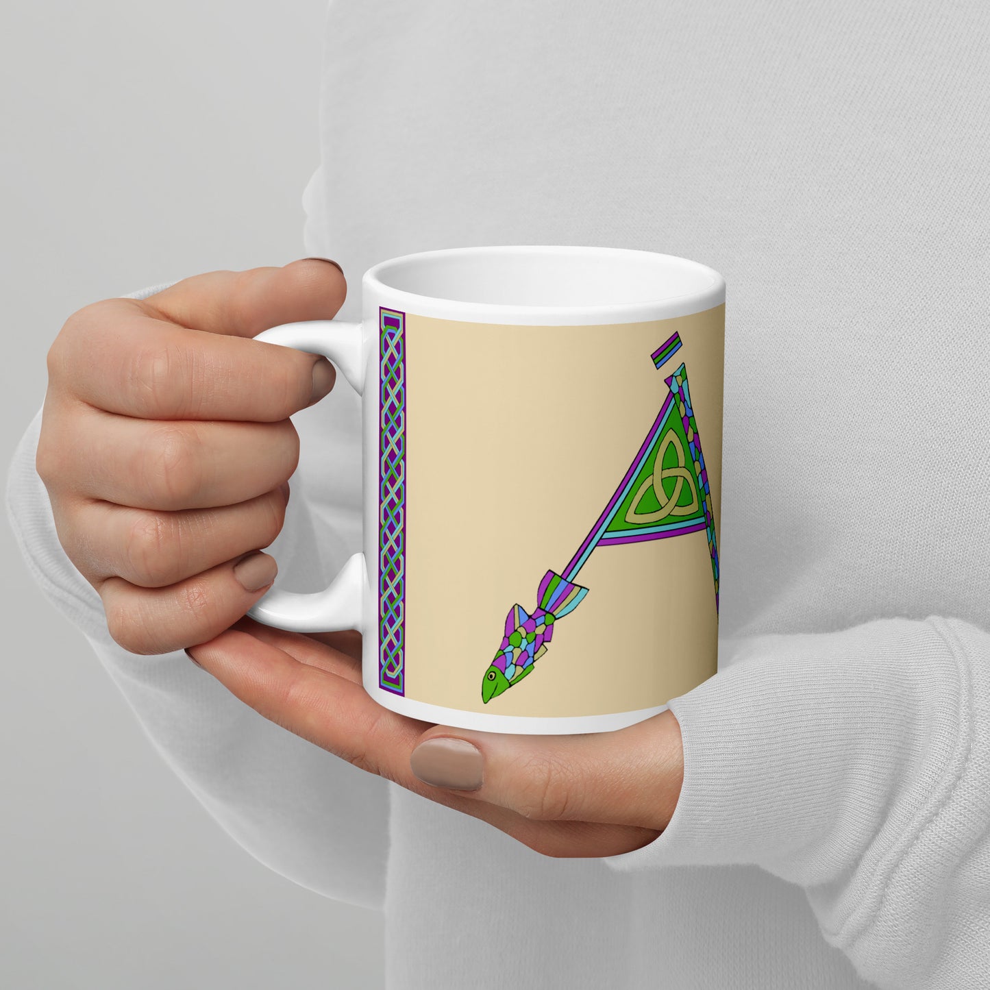 Ádá (Ada) - Personalized white glossy mug with Irish name Ádá (Free Shipping)