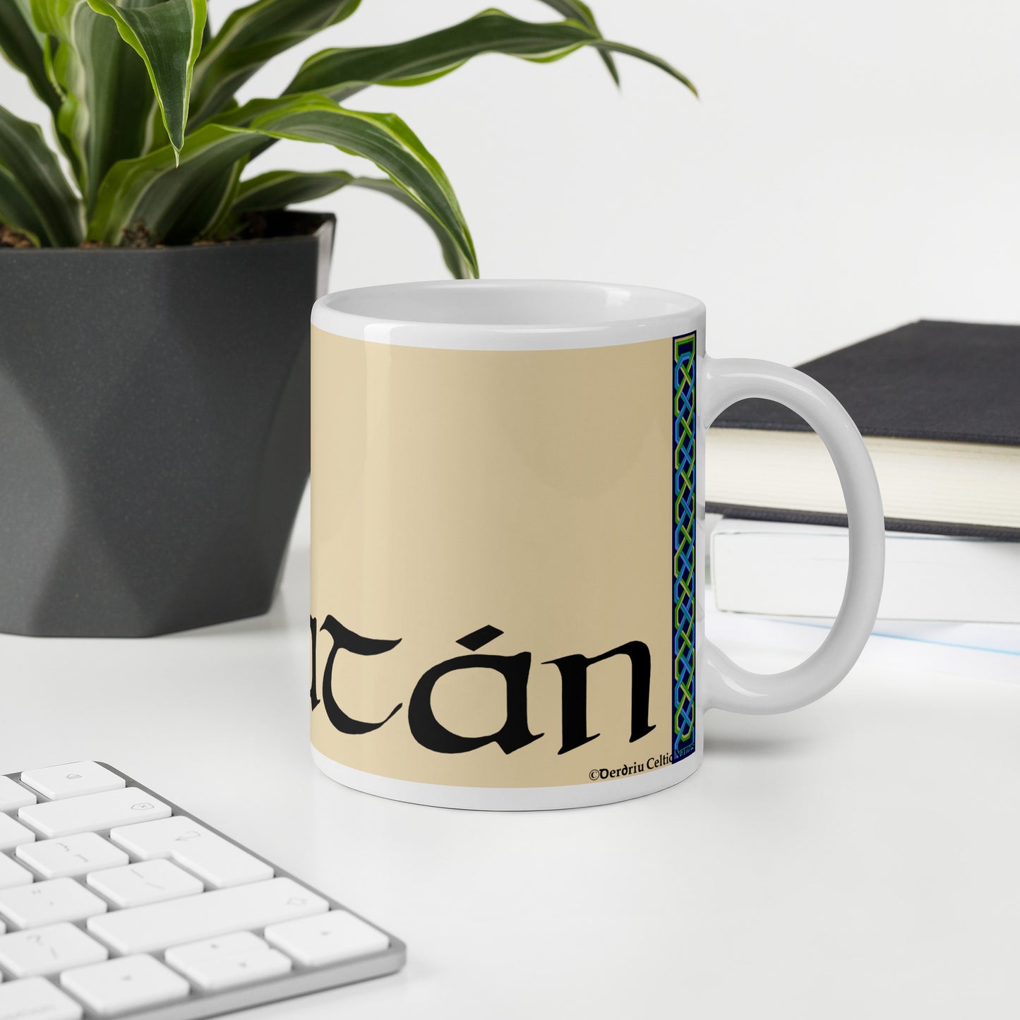 Ionatán (Jonathan) - Personalized white glossy mug with Irish name Ionatán (Free Shipping)